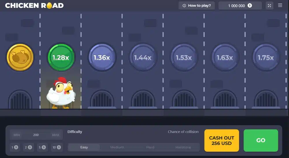 Schritt-für-Schritt-Anleitung zum Spielen von Chicken Road